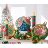 Clearance The Jolly Christmas Shop Raz Large Retro Reflector Ornament Lighted Christmas Decoration