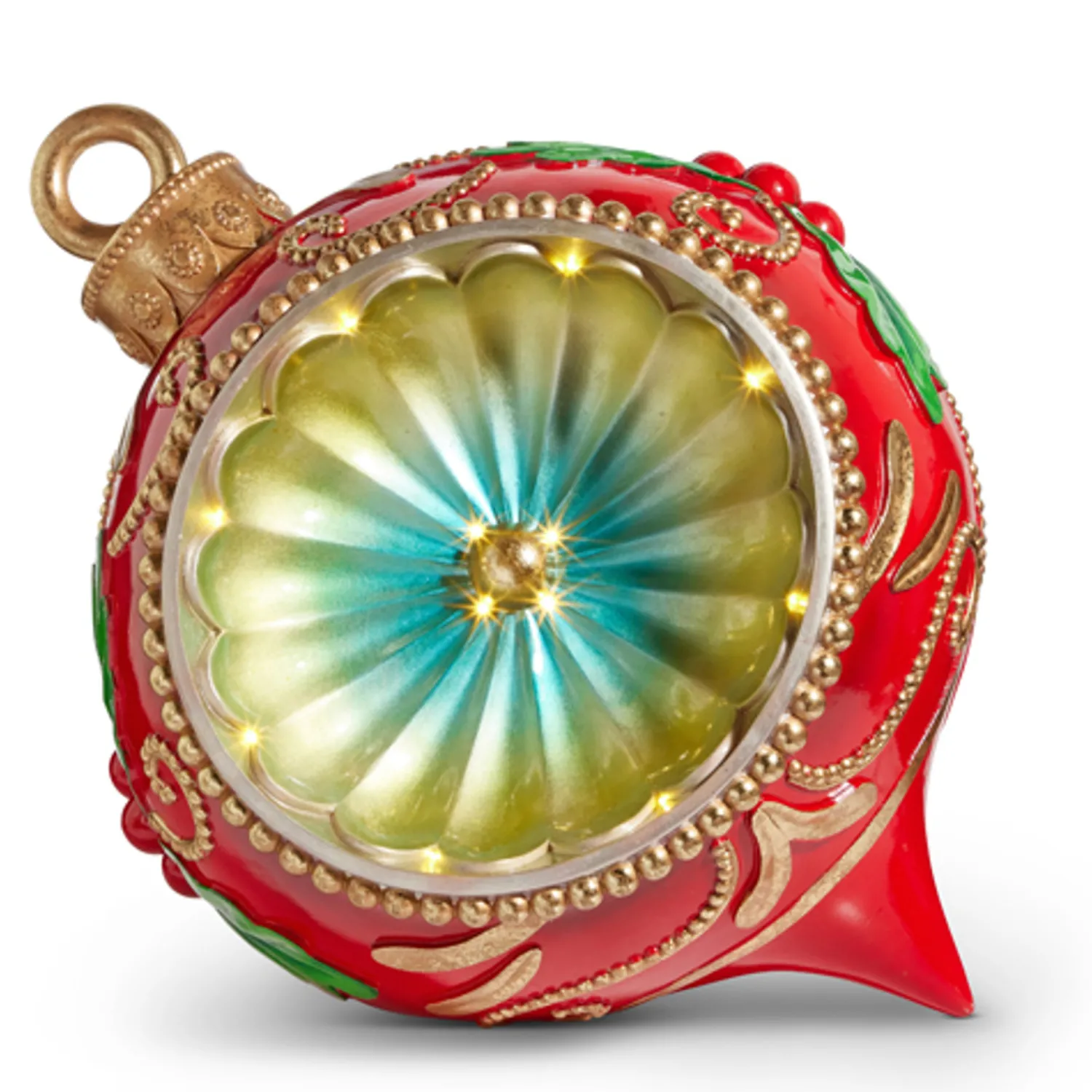 Clearance The Jolly Christmas Shop Raz Large Retro Reflector Ornament Lighted Christmas Decoration