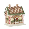 Discount The Jolly Christmas Shop Raz LED Lighted 8.5" Holiday Spice Gingerbread House Christmas Decoration 4116425