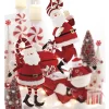 Best The Jolly Christmas Shop Raz Metal Candy Cane Santa Christmas Figure Decoration
