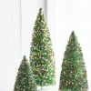 Best The Jolly Christmas Shop Raz Multi Color Sequined Bottle Brush Tree Christmas Decoration 4219102