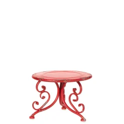 Hot The Jolly Christmas Shop Raz Red Iron Riser Christmas Home Decoration Set Of 2 3928899