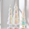 Online The Jolly Christmas Shop Raz Set Of 3 Lighted Iridescent Glass Tree Christmas Decoration 4222911