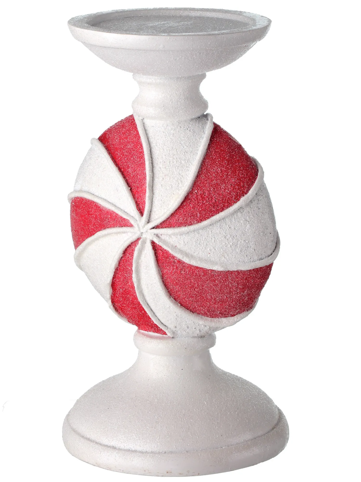 New The Jolly Christmas Shop Regency 9" Or 11.5" Peppermint Candy Candle Holder Christmas Decoration