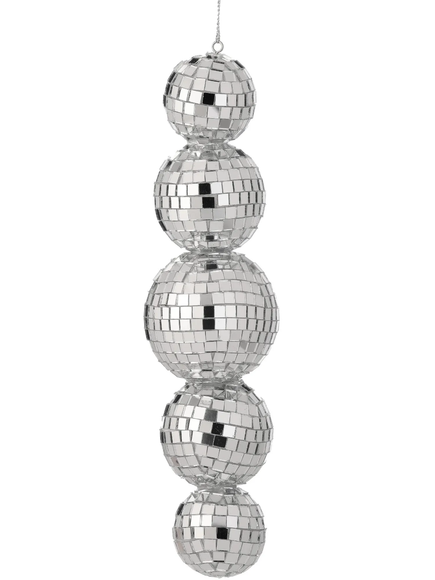 Hot The Jolly Christmas Shop Regency 9" Silver Mirror Disco Ball Christmas Ornament MTX74024