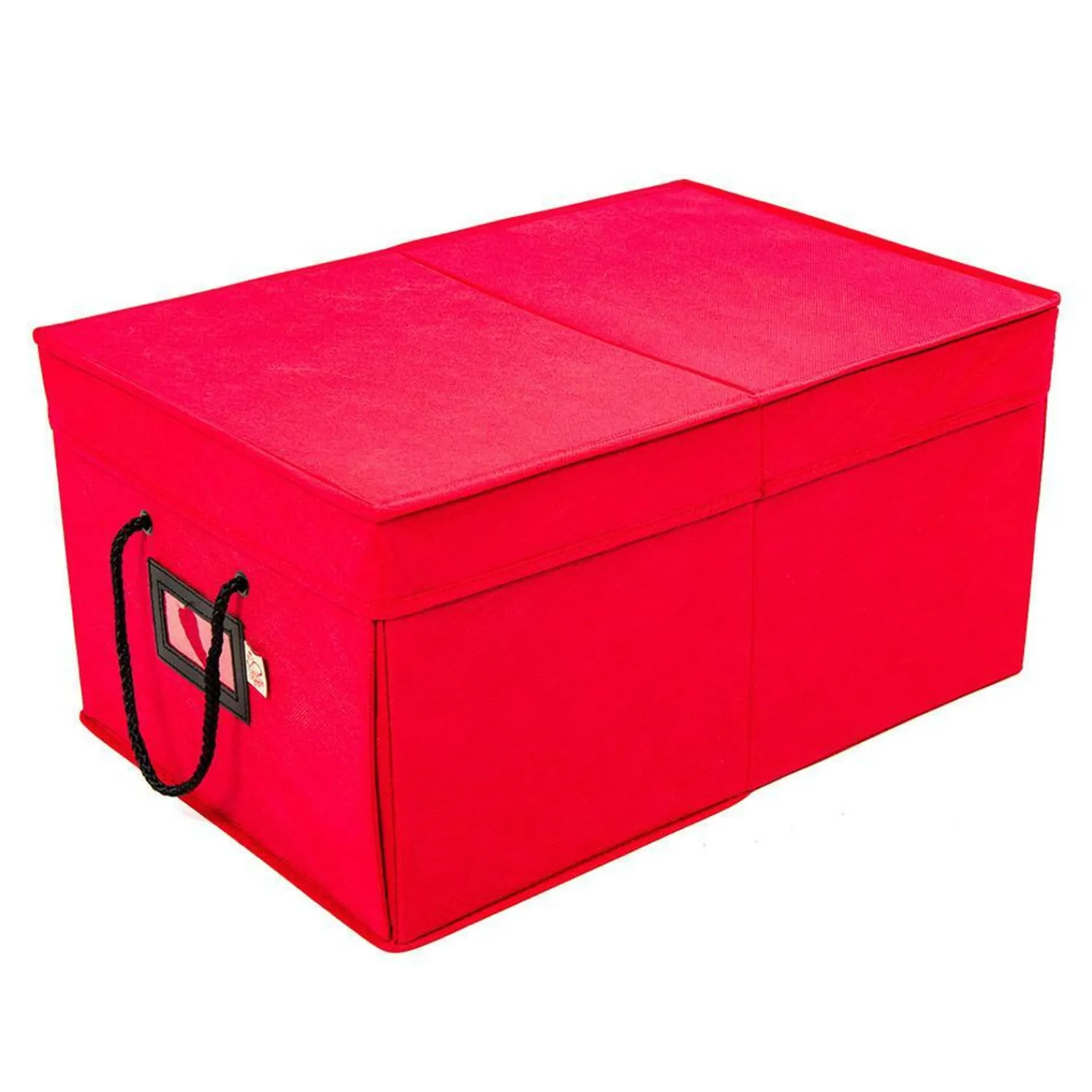 Discount The Jolly Christmas Shop Santa's Bags Red 3 Tray Ornament Storage Drawer With Lid SB-10452-RED