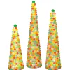 Outlet The Jolly Christmas Shop Set Of 3 Lighted Gumdrop Christmas Trees 2660540
