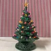 Sale The Jolly Christmas Shop Small Lighted Green Ceramic Christmas Tree 12"