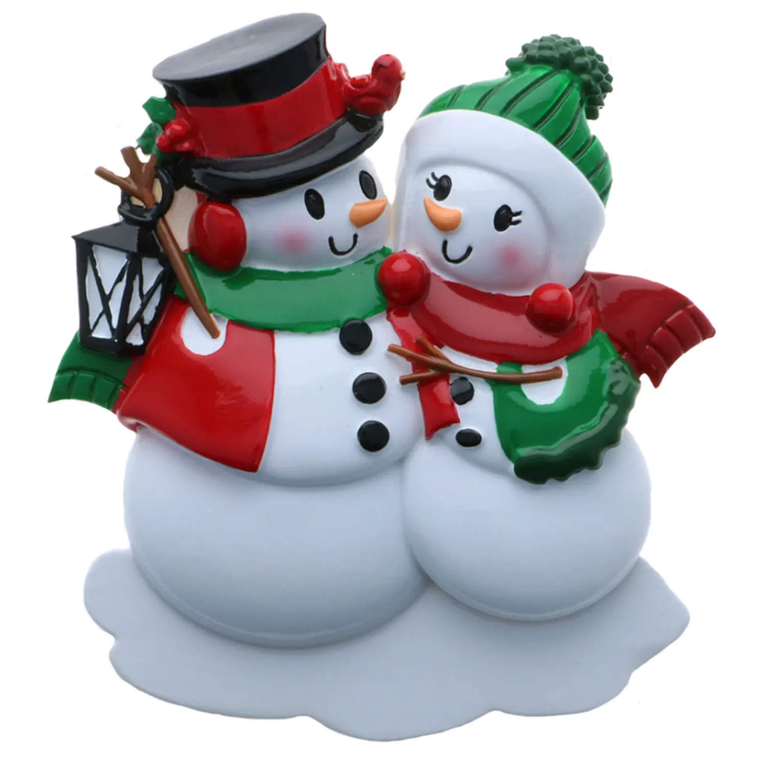 Online The Jolly Christmas Shop Snowman Family Of 2 Personalized Christmas Ornament OR2255-2