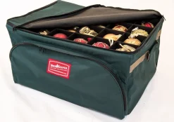 Online The Jolly Christmas Shop Tree Keeper 3 Tray Christmas Ornament Keeper Storage Bag With Front Pocket TK-10127