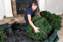 Hot The Jolly Christmas Shop Treekeeper Drop Stand 9' Christmas Tree Storage Duffel TK-10709-RS