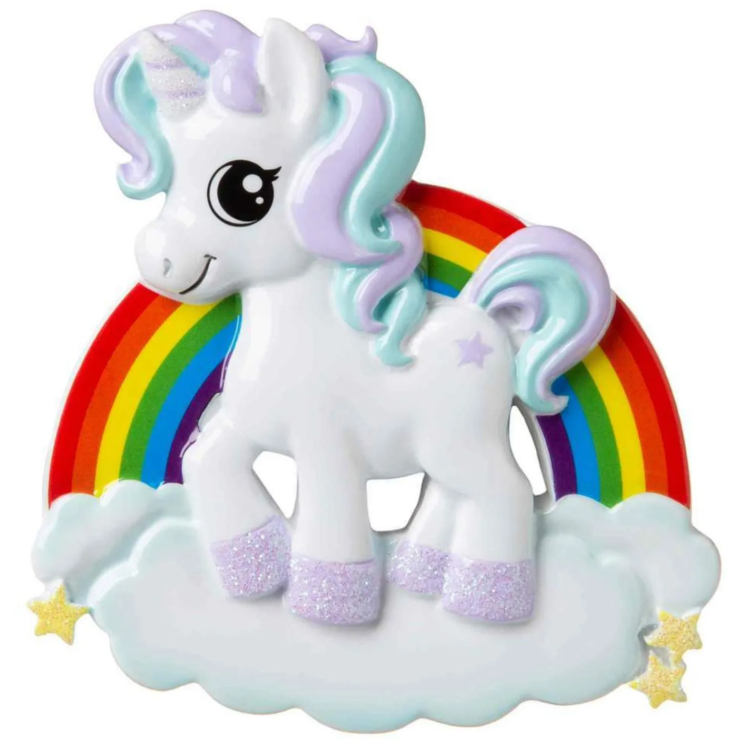 Best The Jolly Christmas Shop Unicorn Personalized Christmas Ornament OR1652