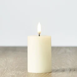Online The Jolly Christmas Shop Uyuni 4" Flicker Flame Ivory Votive Battery Candle 4034519