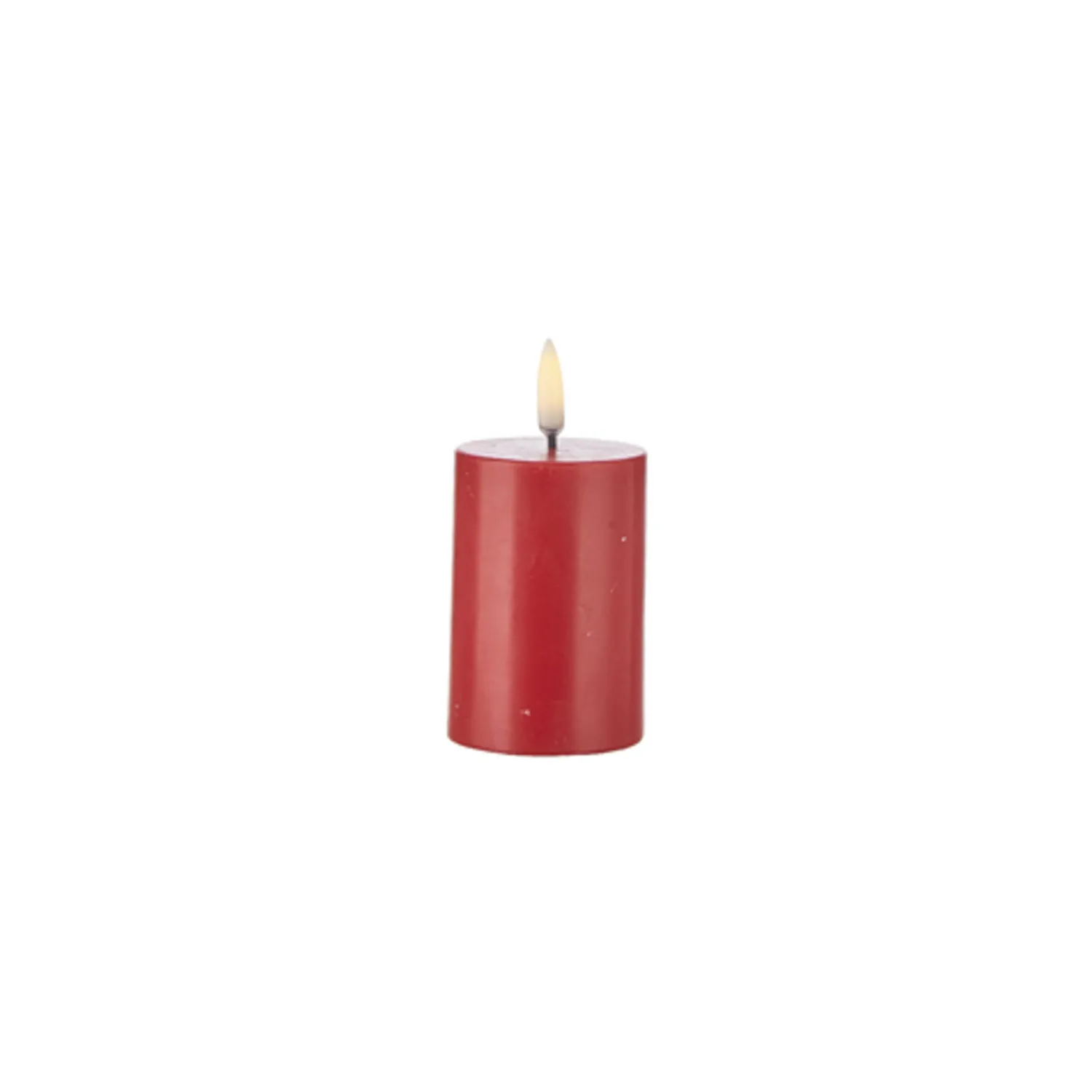 Online The Jolly Christmas Shop Uyuni 4" Flicker Flame Red Votive Battery Candle 4134515