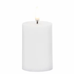 New The Jolly Christmas Shop Uyuni 4" Flicker Flame White Votive Battery Candle 4034518